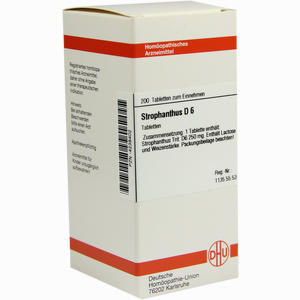 Strophanthus D6 Tabletten 200 Stück - ab 0,00 &euro;