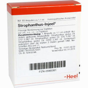 Strophanthus- Injeel Ampullen  10 Stück - ab 17,56 €