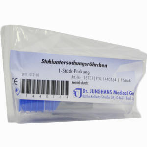 Stuhluntersuchungsröhrchen Dr. Junghans Medical 1 Stück - ab 0,19 €