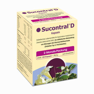 Sucontral D Diabetiker Kapseln  120 Stück Sucontral D Diabetiker Kapseln  120 Stück