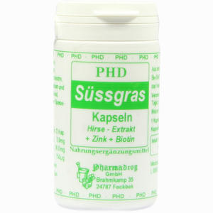 Süssgras Kapseln  Pharmadrog 60 Stück - ab 4,99 €