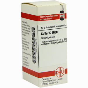 Sulfur C1000 Globuli 10 g - ab 30,99 €