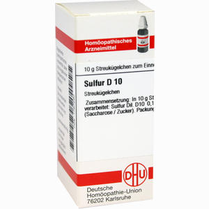 Sulfur D10 Globuli 10 g - ab 7,58 €