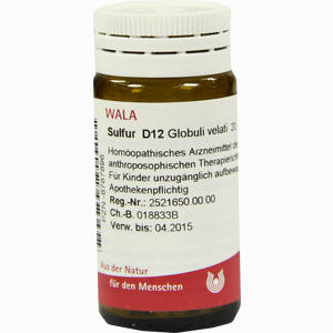 Sulfur D12 Globuli 20 g - ab 7,56 €
