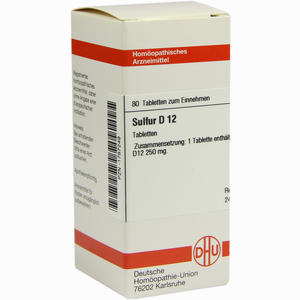Sulfur D12 Tabletten 80 Stück - ab 7,80 €