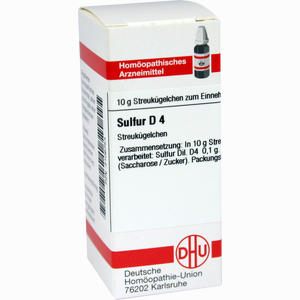 Sulfur D4 Globuli 10 g - ab 7,08 €