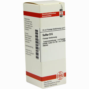 Sulfur D6 Dilution 20 ml - ab 7,77 €