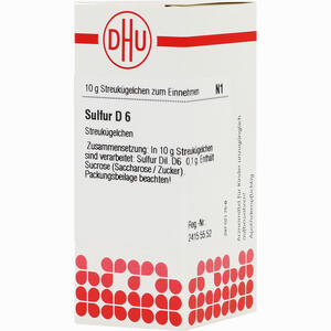 Sulfur D6 Globuli DHU-Arzneimittel GmbH & Co. KG 10 g - ab 7,08 €