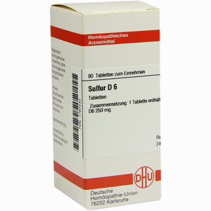 Sulfur D6 Tabletten 80 Stück - ab 7,95 €