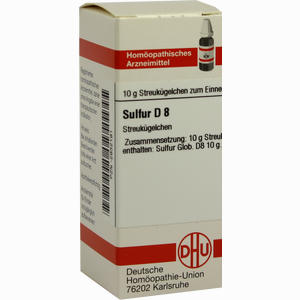 Sulfur D8 Globuli 10 g - ab 7,70 €