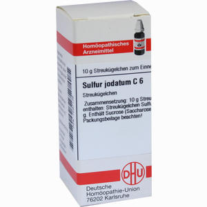 Sulfur Jodat C6 Globuli 10 g - ab 9,07 €
