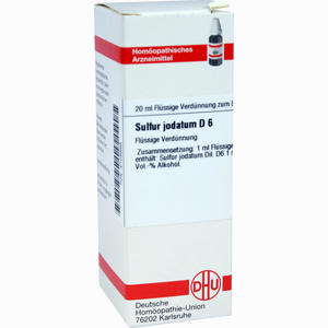 Sulfur Jodat D6 Dilution 20 ml - ab 8,88 €