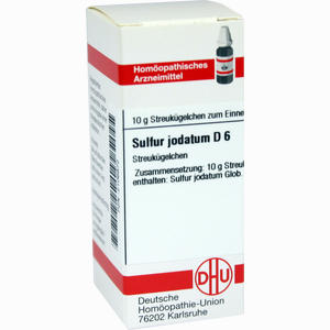Sulfur Jodat D6 Globuli 10 g - ab 7,66 €