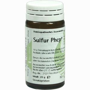 Sulfur Phcp Globuli 20 g - ab 7,92 €