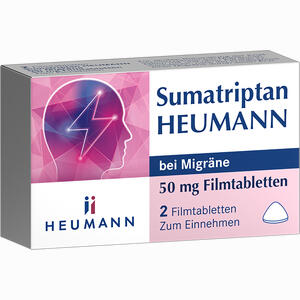Sumatriptan Heumann bei Migräne 50 Mg Filmtablette 2 Stück - ab 5,49 &euro;
