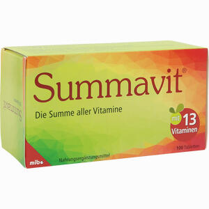 Summavit 100 Stück - ab 9,85 €