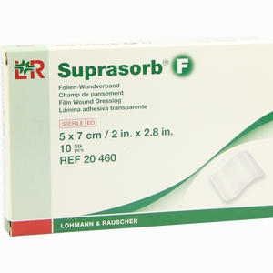 Suprasorb F Folienwundverband 5x7cm  10 Stück - ab 14,13 &euro;