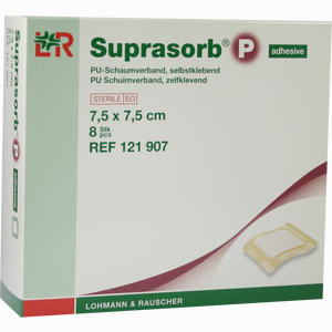 Suprasorb P Pu- Schaum Seblstklebend 7.5x7.5cm Verband 8 Stück - ab 89,01 €