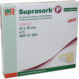 Suprasorb P Pu- Schaumverband Nicht Klebend 15x15cm  4 Stück - ab 118,92 €