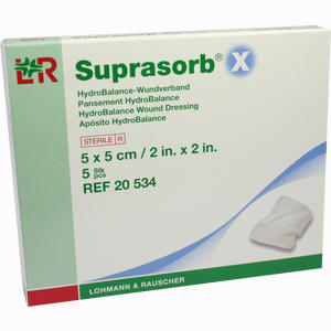 Suprasorb X Hydrobalance Wundverband 5x5cm  5 Stück - ab 34,77 €