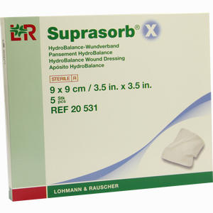 Suprasorb X Hydrobalance Wundverband 9x9cm  5 Stück - ab 101,11 €