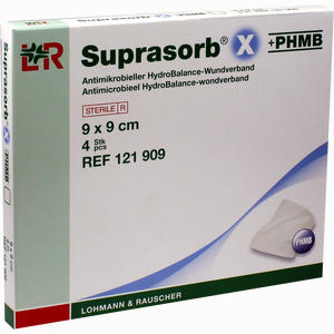 Suprasorb X + Phmb Hydrobalance- Wundverband 9x9cm  4 Stück - ab 111,24 €