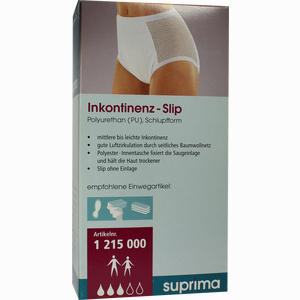 Suprima- Inkontinenzhose Art. 215 Gr. 52 1 Stück - ab 28,04 €