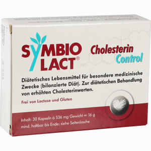 Symbio Lact Cholesterin Control Kapseln 30 Stück - ab 0,00 &euro;