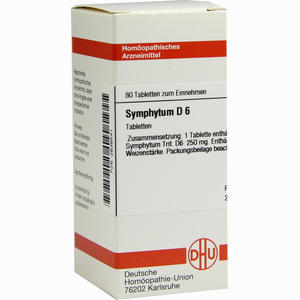 Symphytum D6 Tabletten 80 Stück - ab 7,80 €