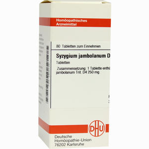Syzygium Jamb D4 Tabletten 80 Stück - ab 8,88 €