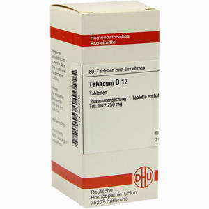 Tabacum D12 Tabletten 80 Stück - ab 8,01 €