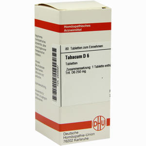 Tabacum D6 Tabletten 80 Stück - ab 8,28 €