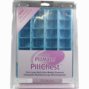 Tablettenbox 1 Woche 28 Fächer mit Klappdeckel 1 Stück - ab 12,43 €