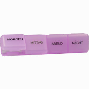 Tablettendose 1 Tag 4 Fächer Gross 1 Stück - ab 1,07 €