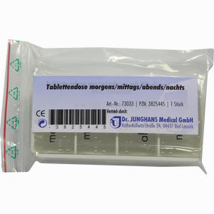 Tablettendose Morgens/Mittags/Abends/Nachts 1 Stück - ab 1,74 €