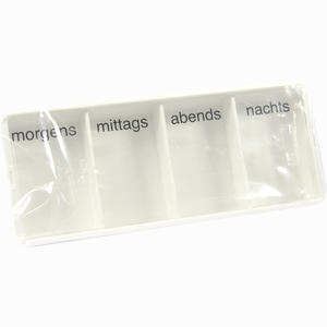 Tablettendose Morgens/Mittags/Abends/Nachts BÃ¼ttner-Frank GmbH 1 Stück - ab 1,37 &euro;