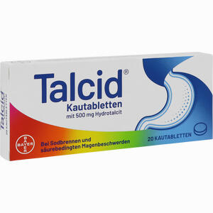 Talcid Kautabletten 20 Stück - ab 4,63 €
