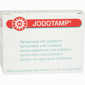 Tamponade mit Jodoform 50mg/G - 5m X 1cm 1 Stück - ab 0,00 &euro;