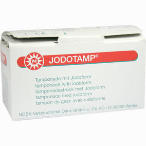 Tamponade mit Jodoform 50mg/G - 5m X 3cm 1 Stück - ab 0,00 €