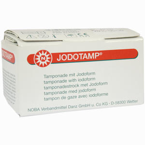 Tamponade mit Jodoform 50mg/G - 5m X 8cm 1 Stück - ab 0,00 €