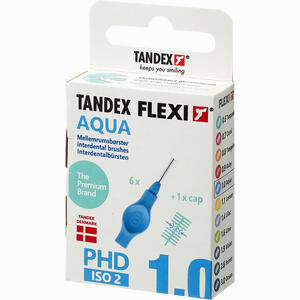 Tandex Flexi Aqua Phd 1.0/iso 2 Zahnbürste 6 x 1 Stück - ab 3,34 €