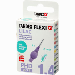 Tandex Flexi Lilac Phd 1.4/iso 4 Zahnbürste 6 x 1 Stück - ab 3,30 €