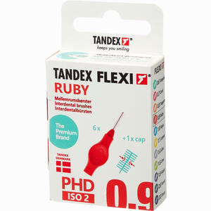 Tandex Flexi Ruby Phd 0.9/iso 2 Zahnbürste 6 x 1 Stück - ab 3,60 €
