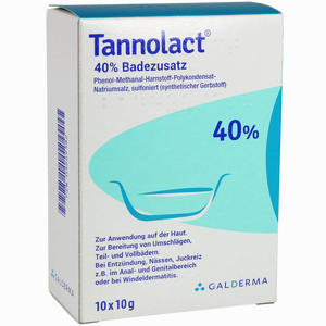 Tannolact Badezusatz 10 x 10 g - ab 8,29 €