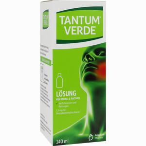 Tantum Verde 1.5mg/ml Lösung zur Anwendung in der Mundhöhle  240 ml - ab 7,09 €