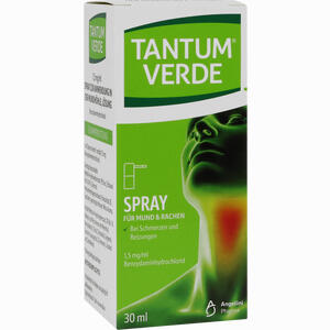 Tantum Verde 1.5mg/ml Spray zur Anwendung in der Mundhöhle  30 ml - ab 6,86 €