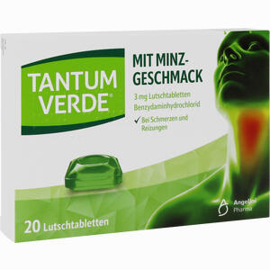 Tantum Verde 3mg Lutschtabletten Minze  20 Stück - ab 5,47 €