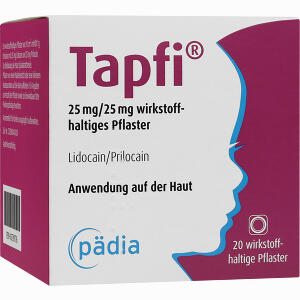 Tapfi 25 Mg/25 Mg Wirkstoffhaltiges Pflaster  20 Stück - ab 44,82 &euro;