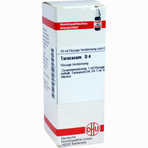 Taraxacum D4 Dilution DHU-Arzneimittel GmbH & Co. KG 20 ml - ab 11,96 &euro;
