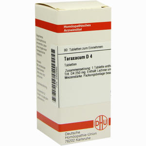 Taraxacum D4 Tabletten 80 Stück - ab 0,00 €